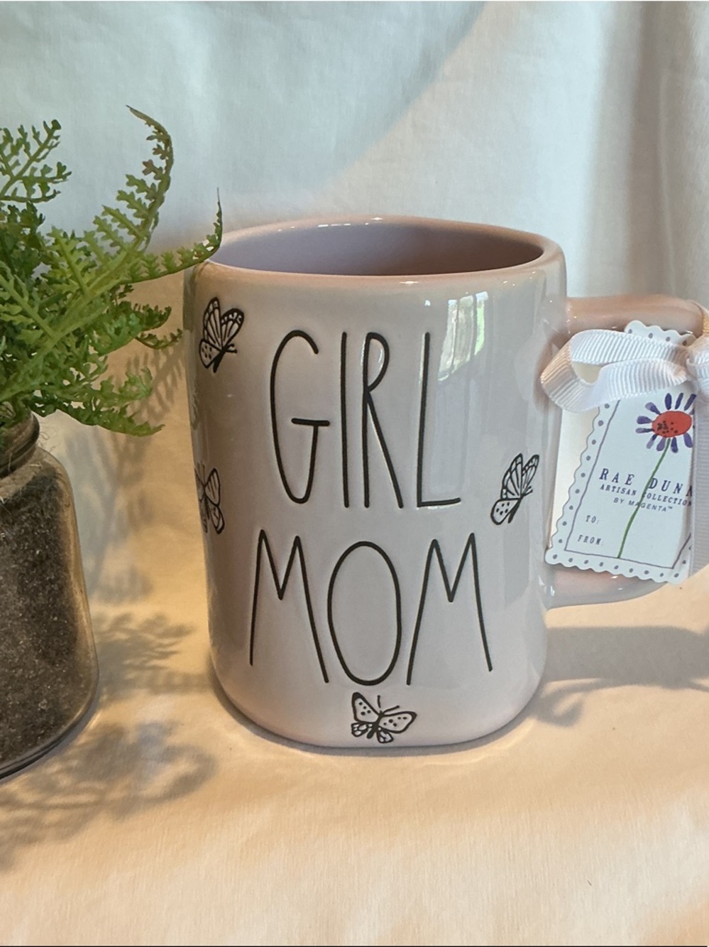 Rae Dunn GIRL MOM Mug